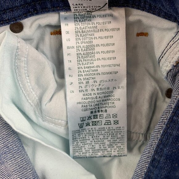 Diesel Mens Pants 33 Blue Jeans Larkee-Beex Regular Tapered Stretch Denim 33x29 - Picture 9 of 13